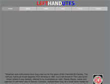 Tablet Screenshot of lefthandutes.com